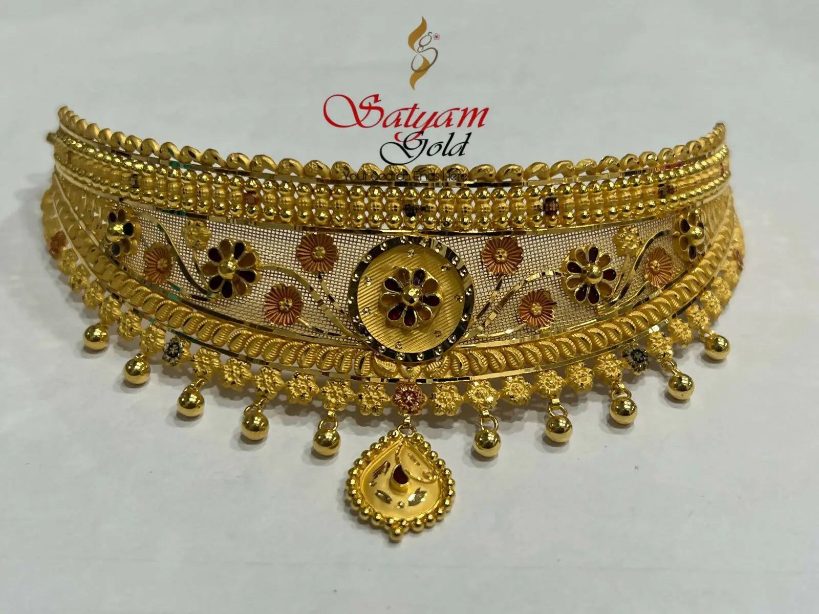 Gold Choker Sarafa Bazar India