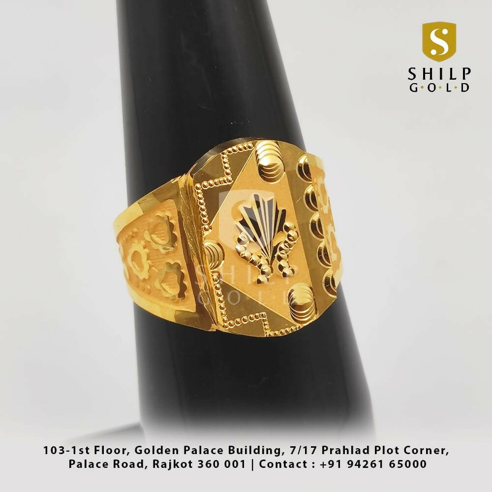 Golden Ring Box - Brass - Ring Storage - ApolloBox