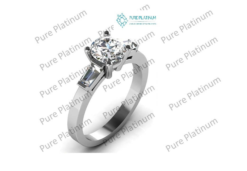 Ladies Diamond Platinum Ring