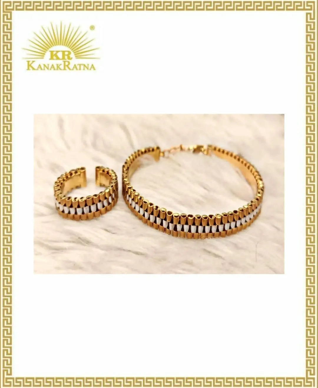 Italian Bracelet and Ring Sarafa Bazar