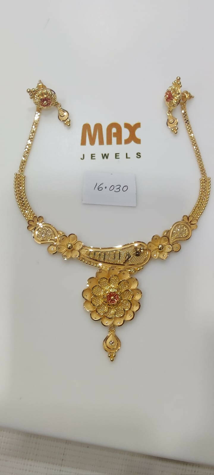 Gold Necklace Sarafa Bazar India