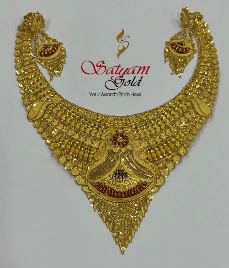 Gold Necklace Sarafa Bazar India