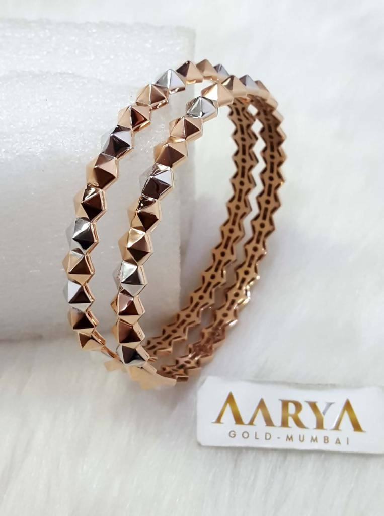 Rose Gold Bangles Sarafa Bazar India