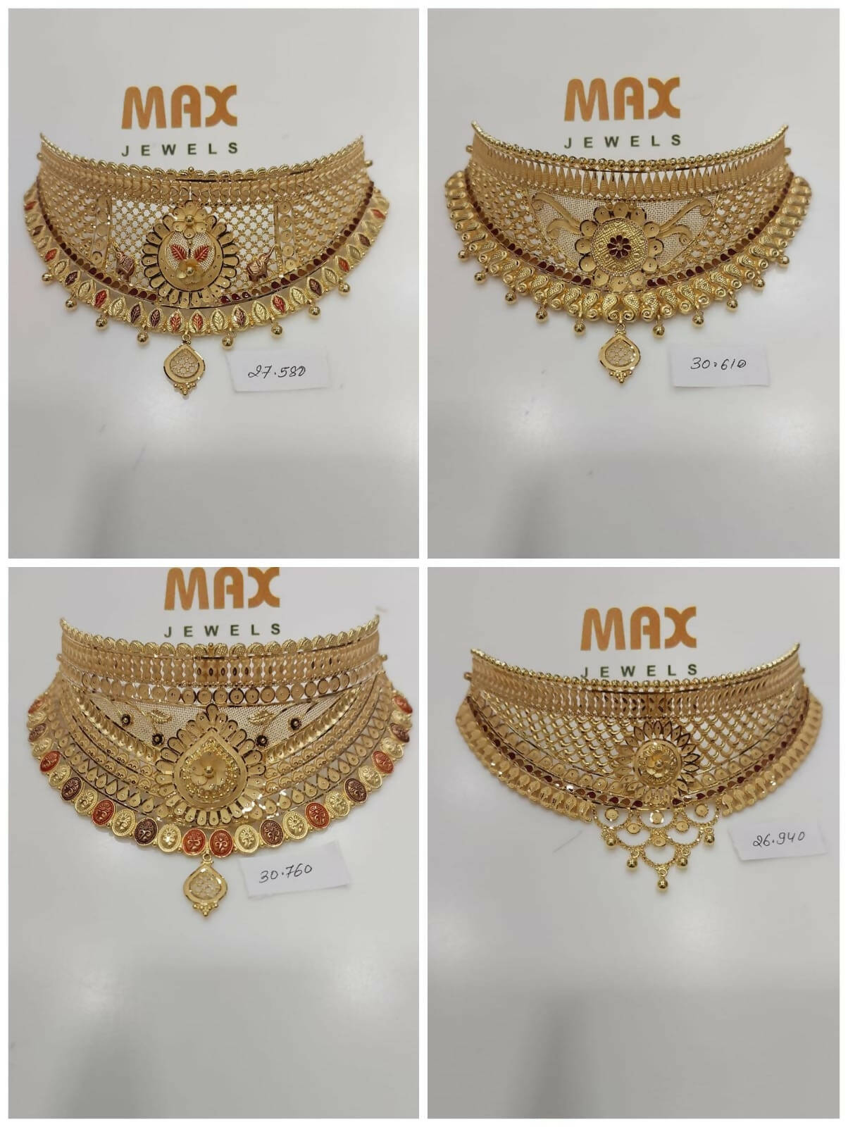 Gold Choker Sarafa Bazar India