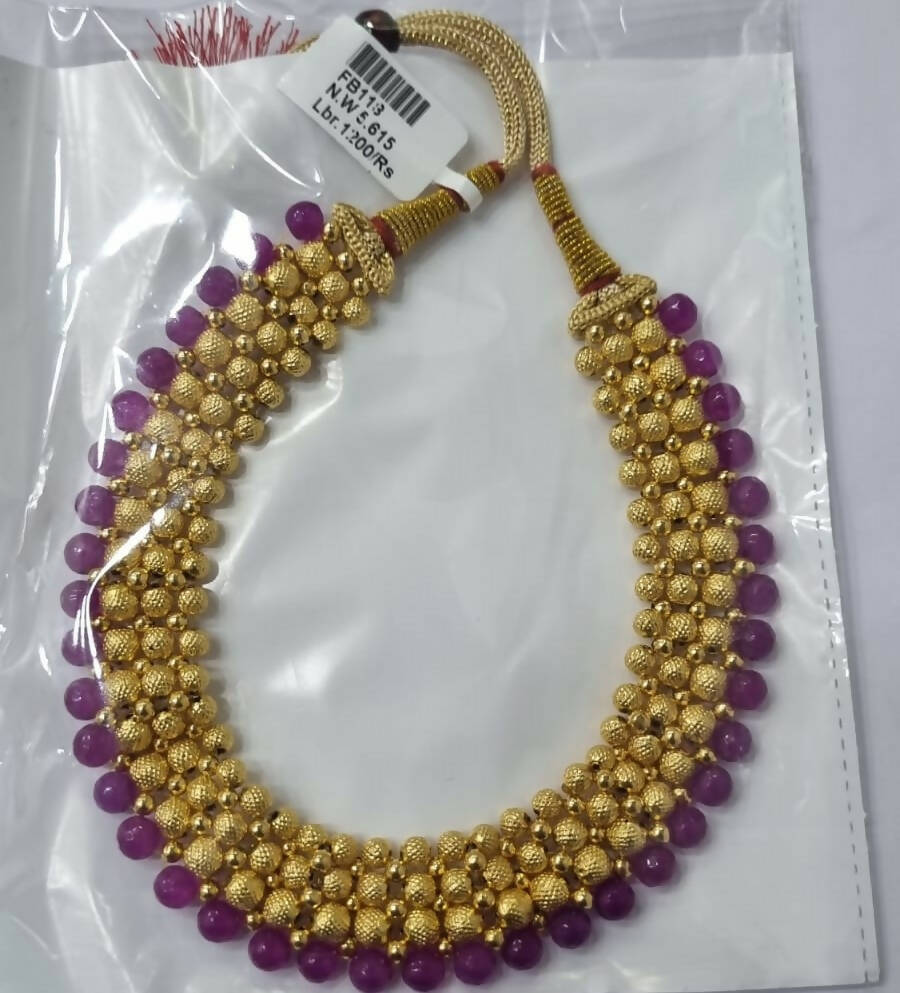 Light Weight Ghalsari Necklace Sarafa Bazar India