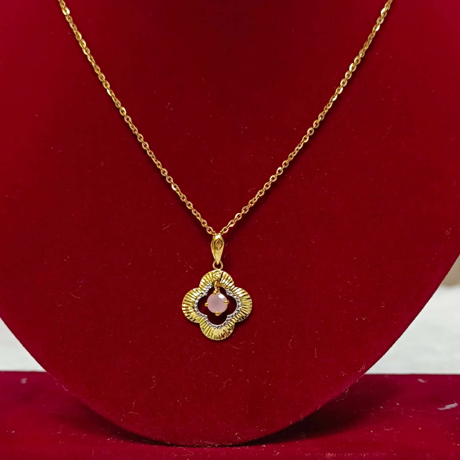 Turkish Italian Gold Pendant Sarafa Bazar India