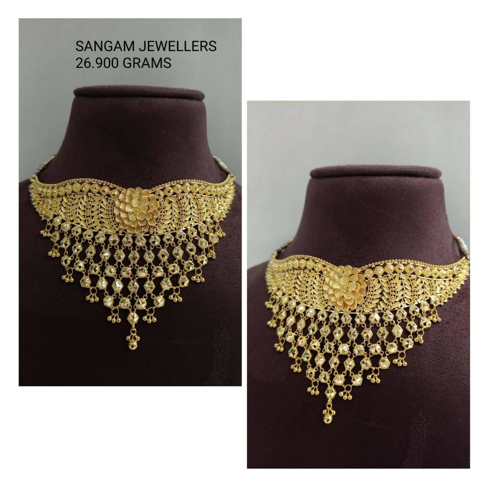 Gold Choker Sarafa Bazar India