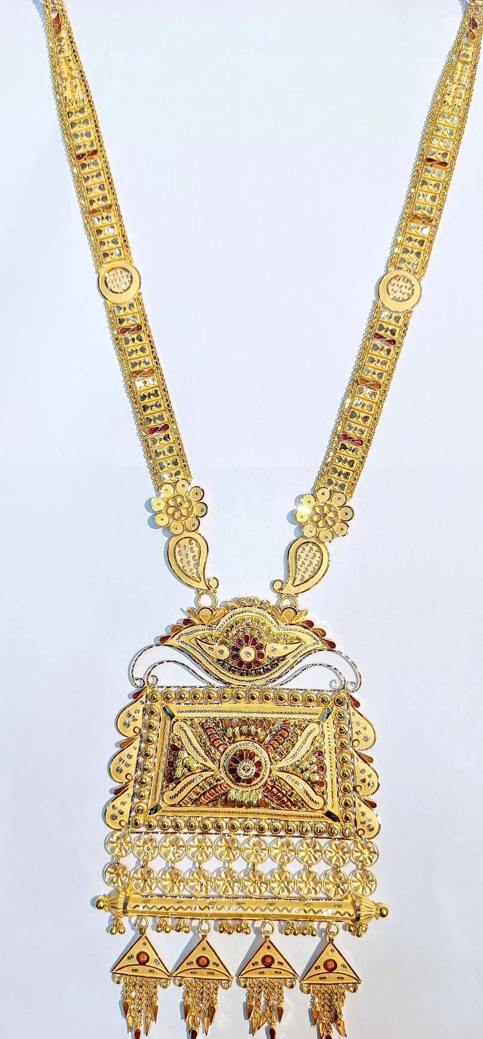 Gold Long Set Sarafa Bazar India