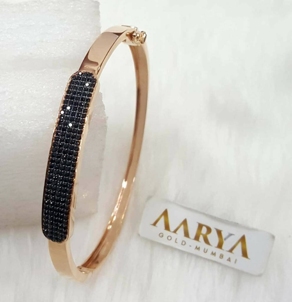 Rose Gold Gents Bracelet Sarafa Bazar India