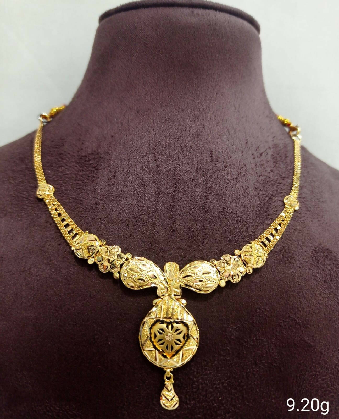 Gold Necklace Sarafa Bazar India