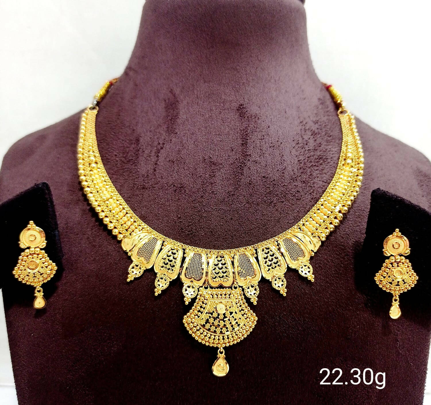 Gold Necklace Sarafa Bazar India