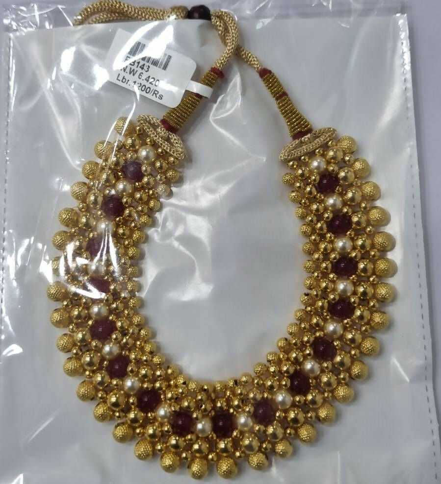 Light Weight Ghalsari Necklace Sarafa Bazar India