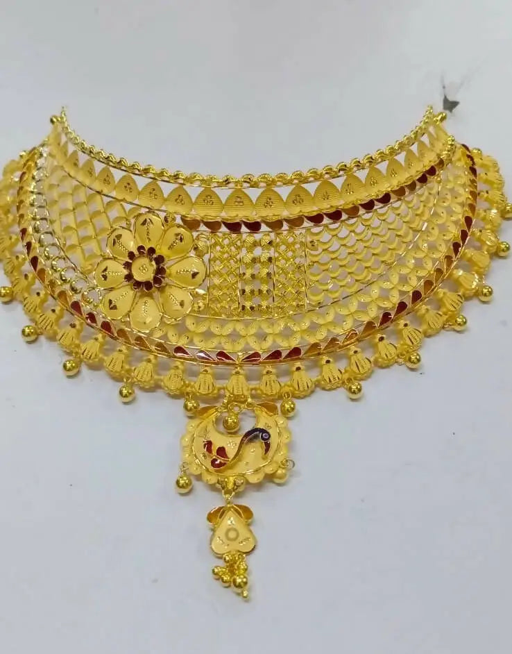 Gold Choker Sarafa Bazar India