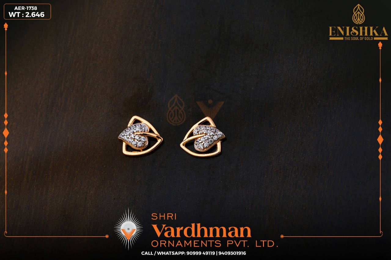 CZ Casting Earring Sarafa Bazar India