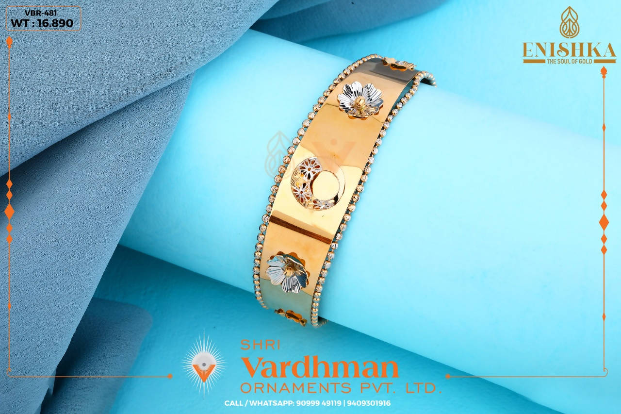 18 kt CZ Ladies Bracelet Sarafa Bazar India