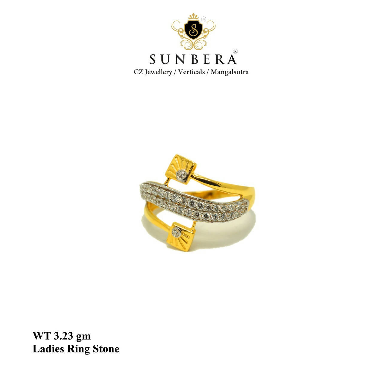 Ladies Stone Ring Sarafa Bazar India