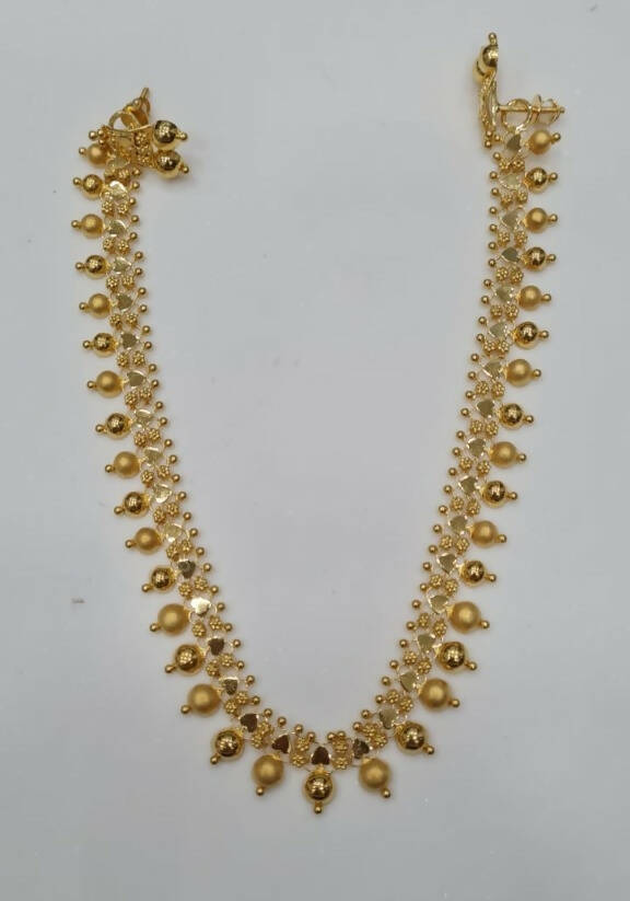 Gold Long Set Sarafa Bazar India