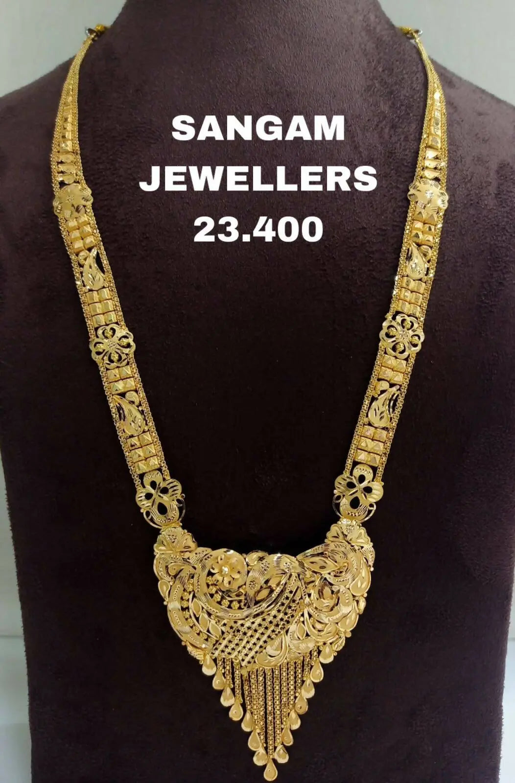 Gold Long Set Sarafa Bazar India