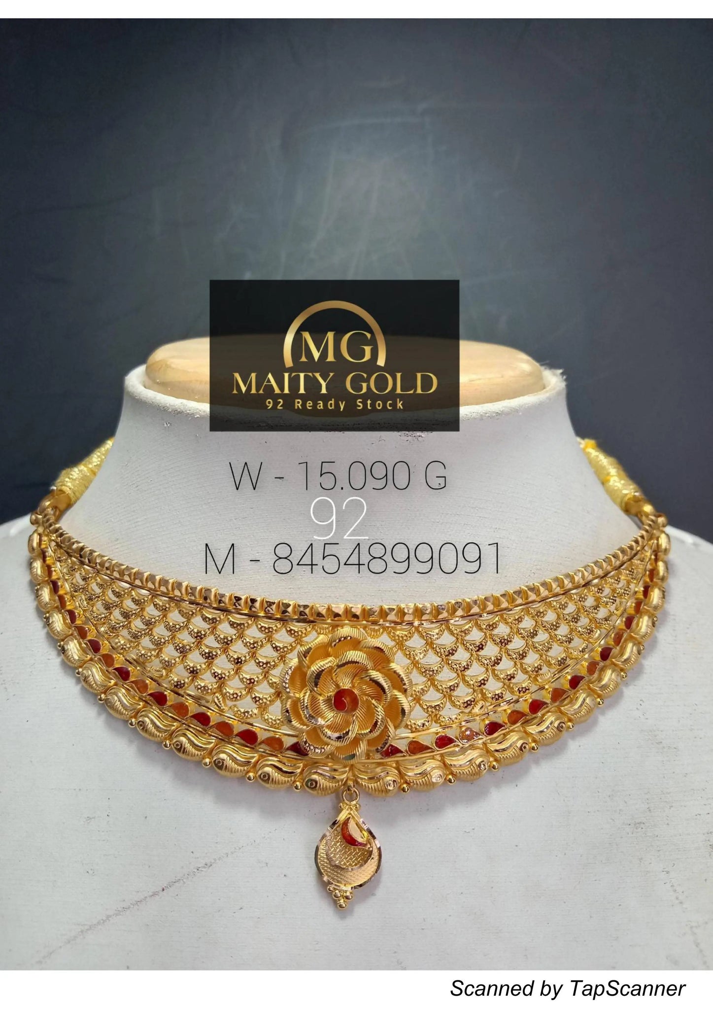 Gold Choker Sarafa Bazar India