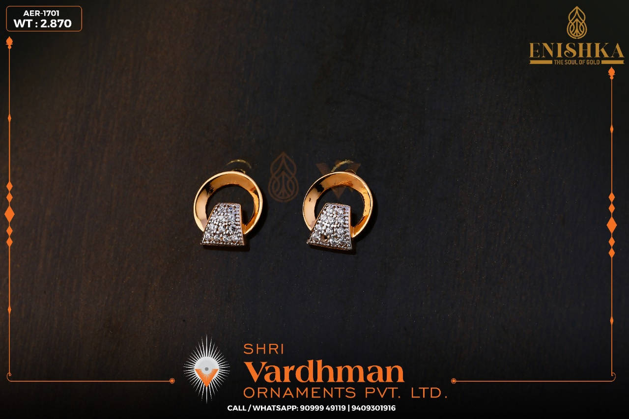 CZ Casting Earring Sarafa Bazar India