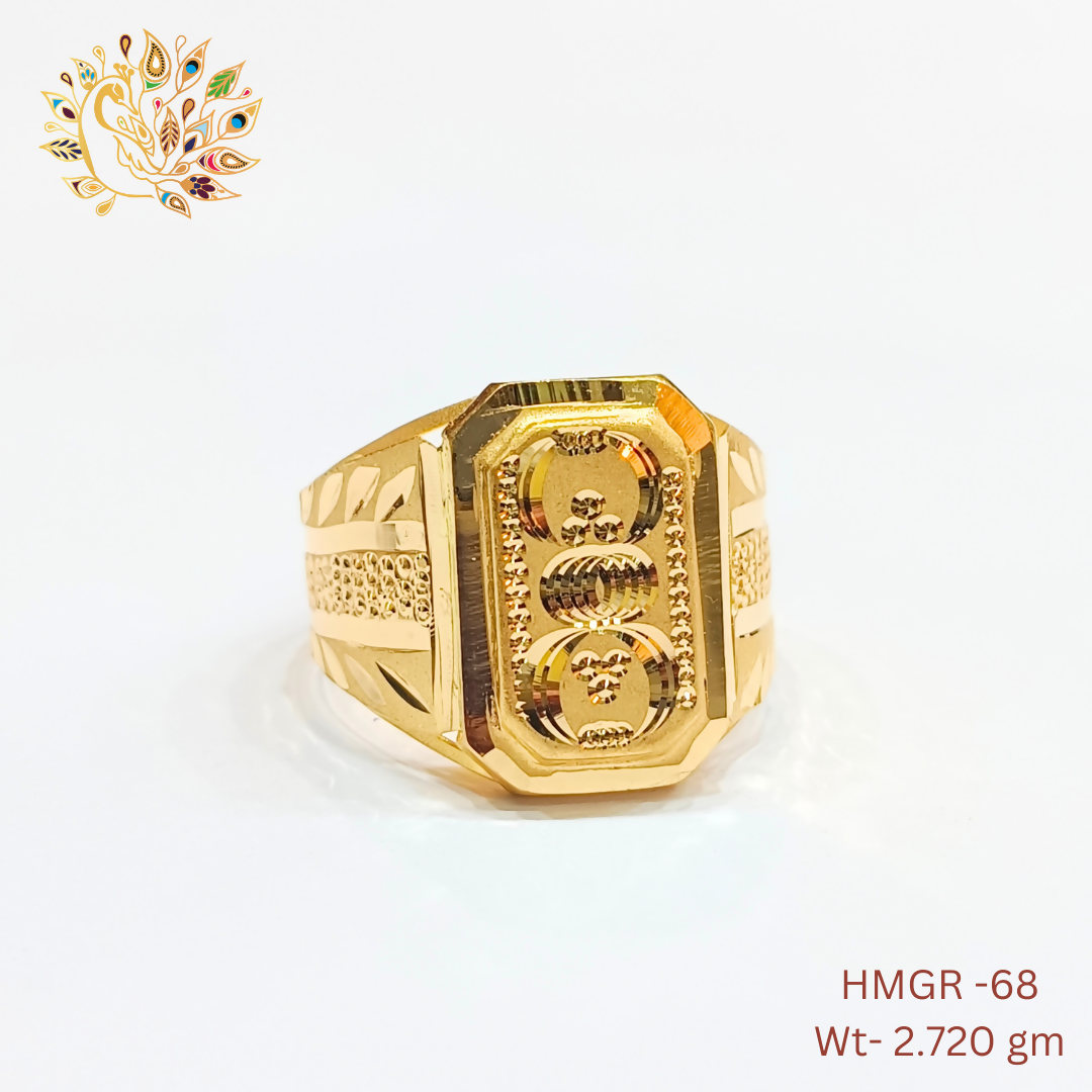 HMGR-68 - Handmade Gents Ring Sarafa Bazar India