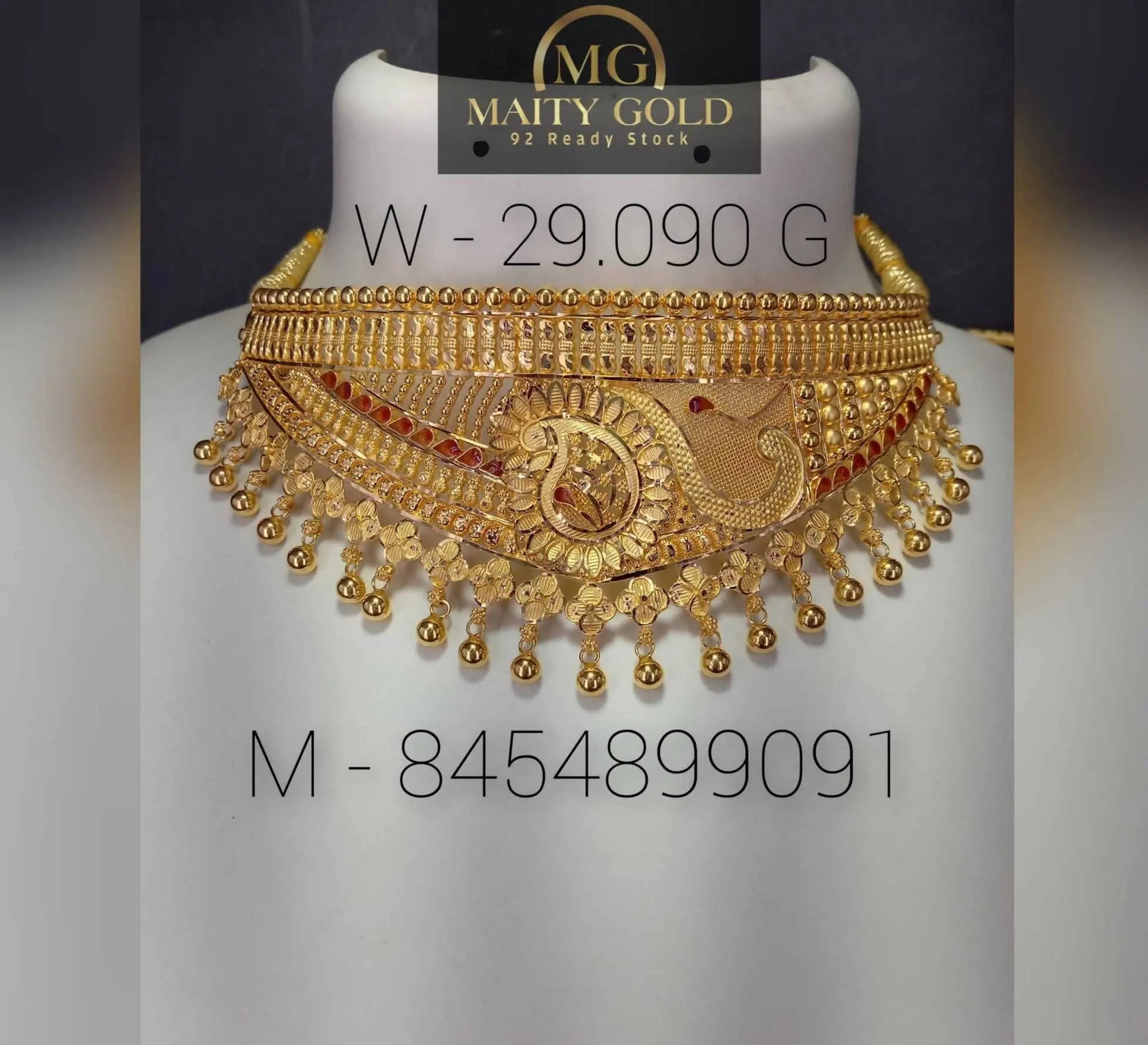 Gold Choker Sarafa Bazar India