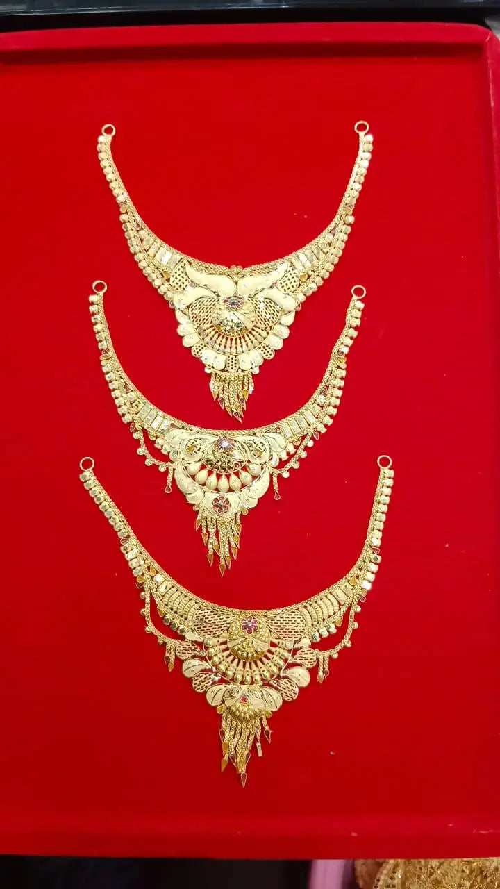 Gold Necklace Sarafa Bazar India