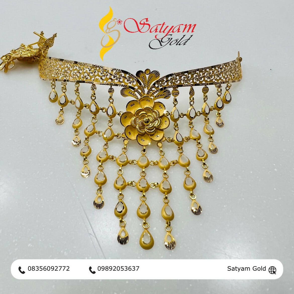 Gold Choker Sarafa Bazar India