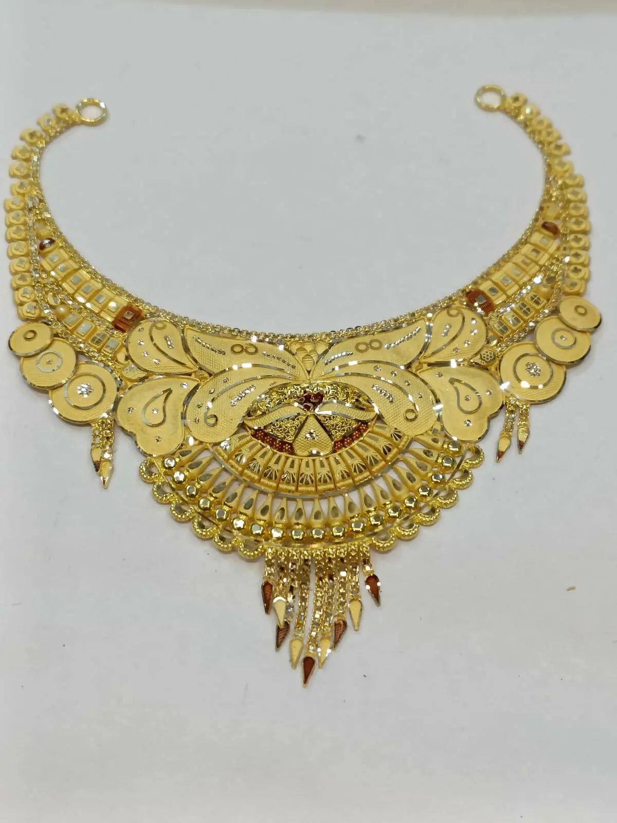 Gold Necklace Sarafa Bazar India