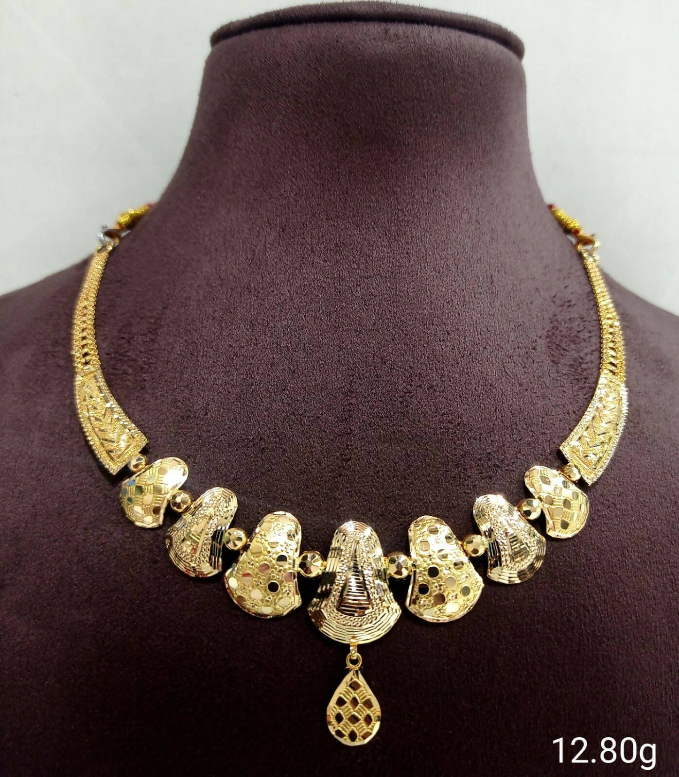 Gold Necklace Sarafa Bazar India