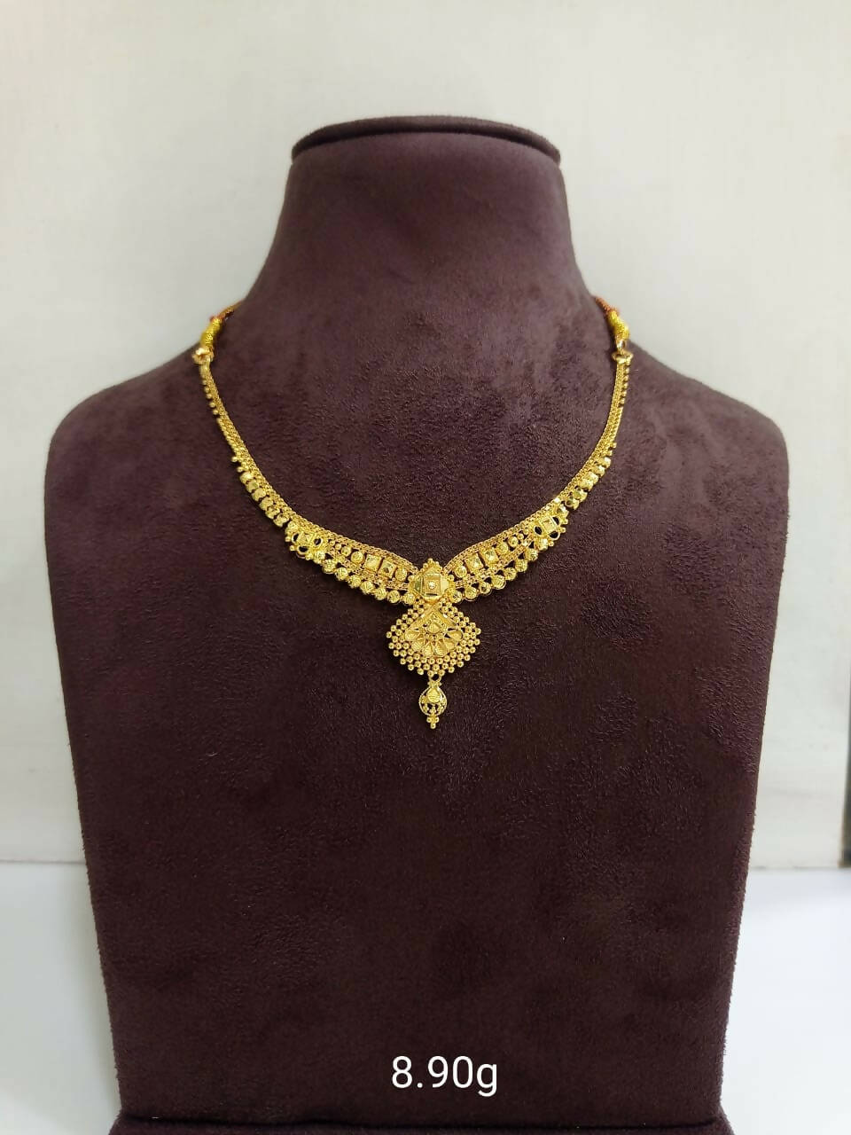 Gold Necklace Sarafa Bazar India