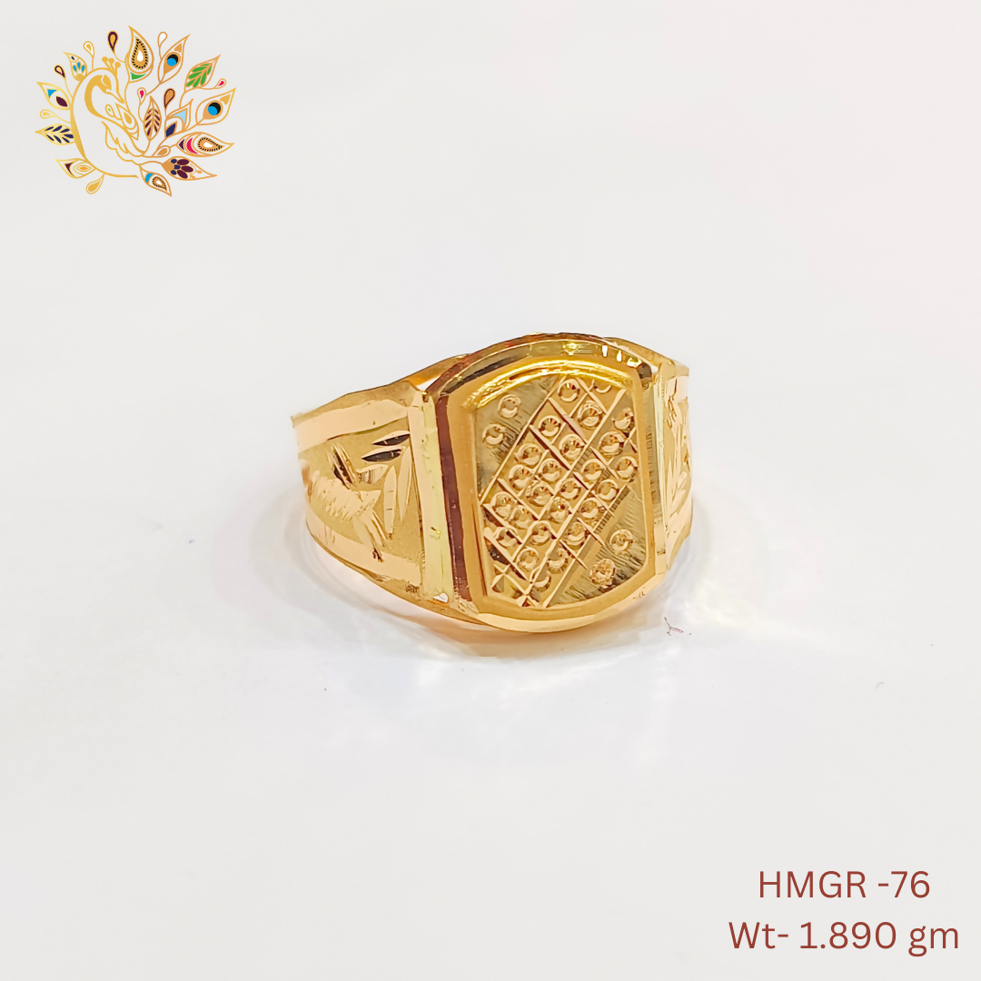 HMGR-76 - Handmade Gents Ring Sarafa Bazar India