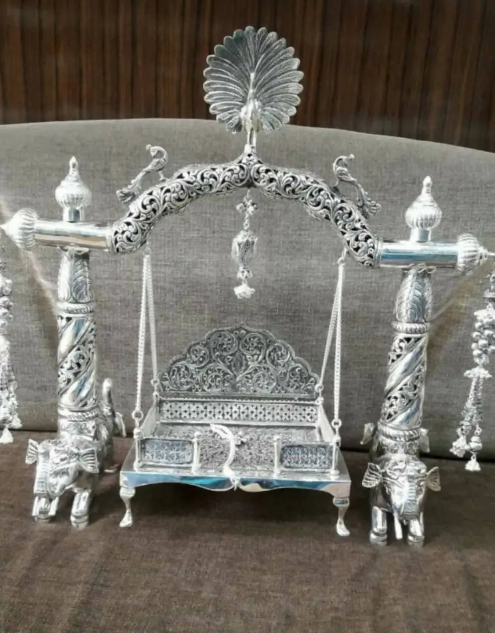 Silver Jhula Sarafa Bazar India
