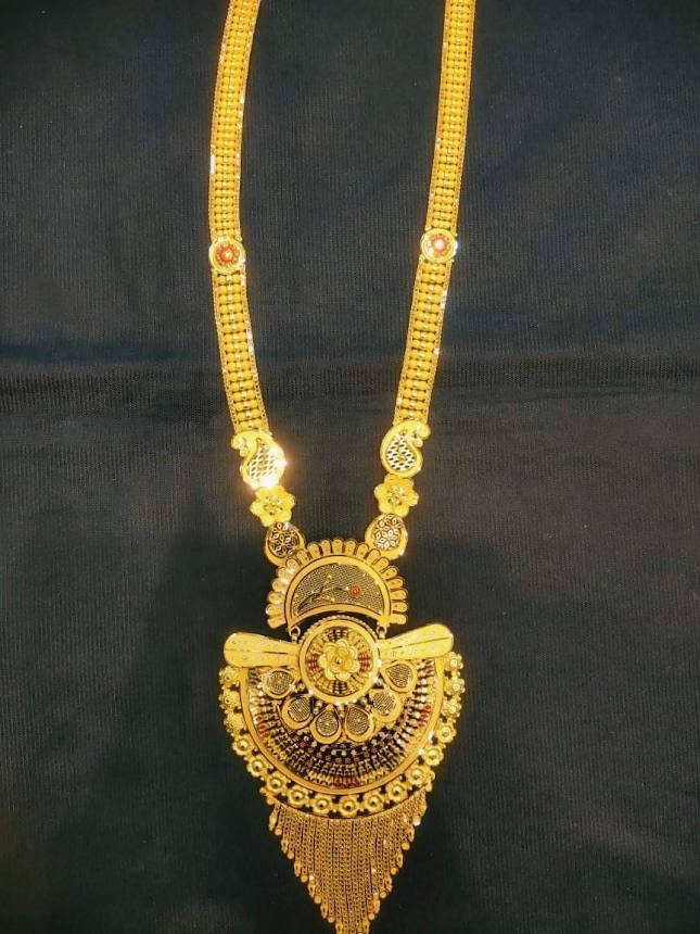 Gold Long Set Sarafa Bazar India