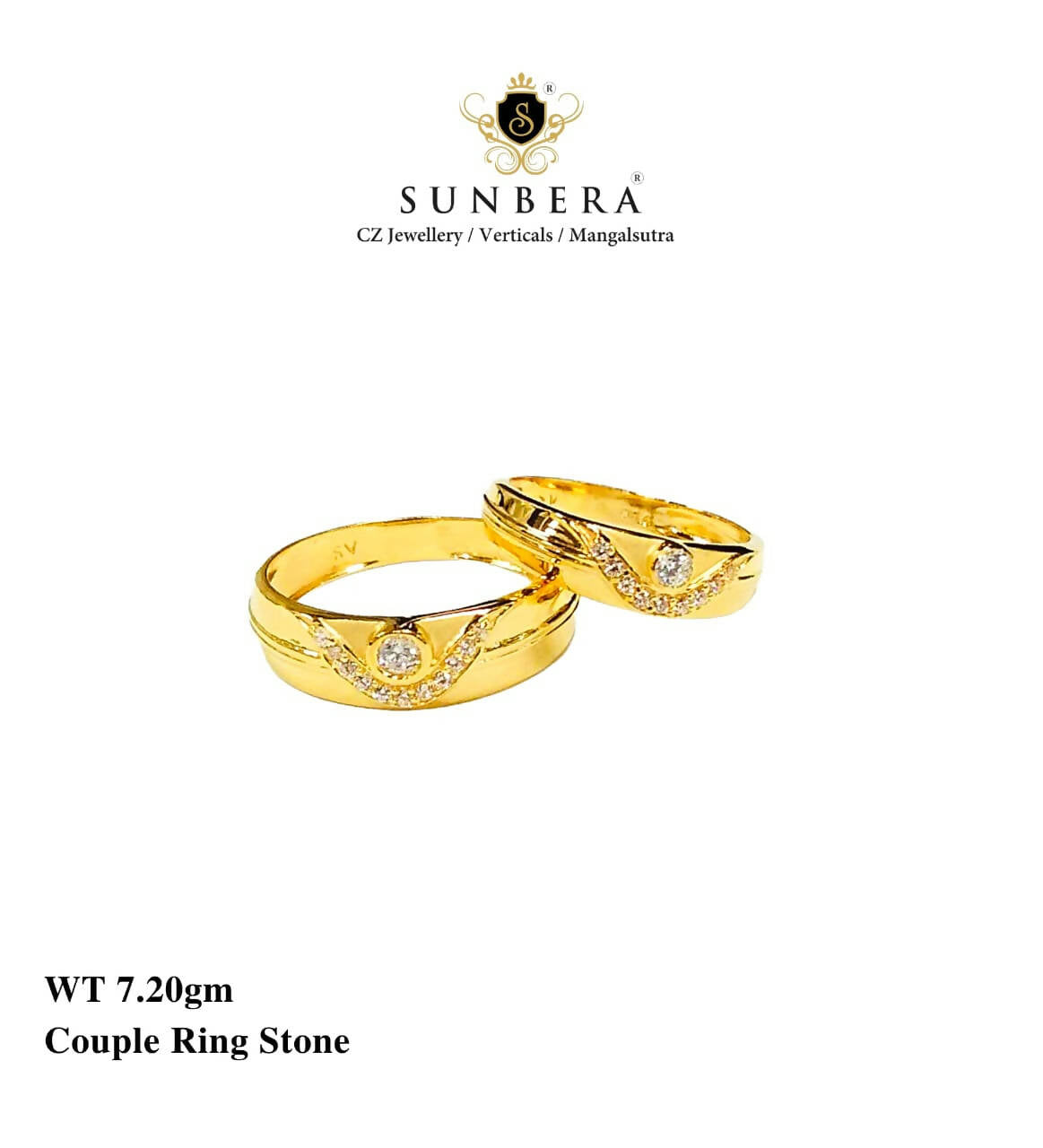 Couple Ring Stone Sarafa Bazar India
