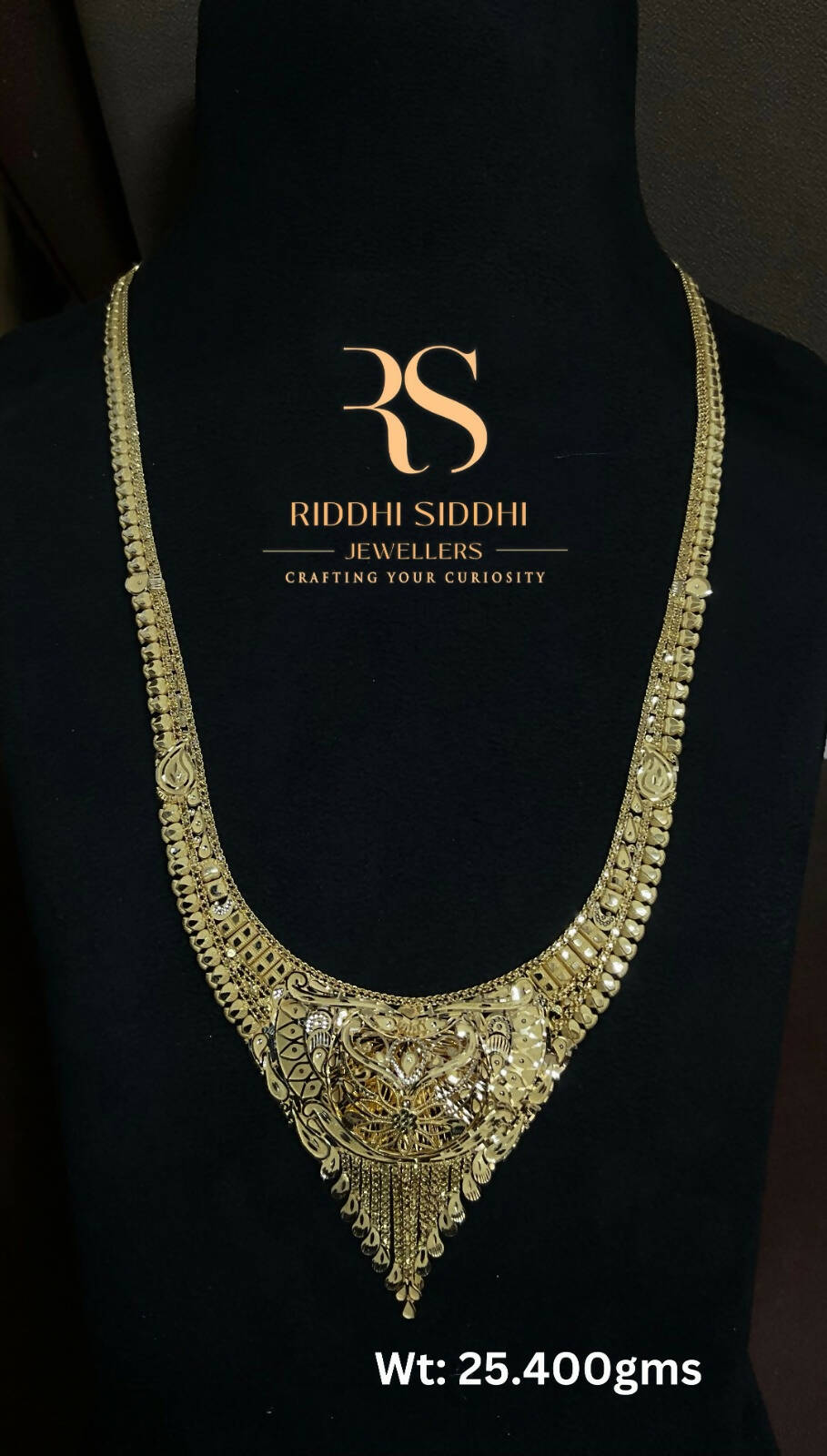 Gold Long Set Sarafa Bazar India