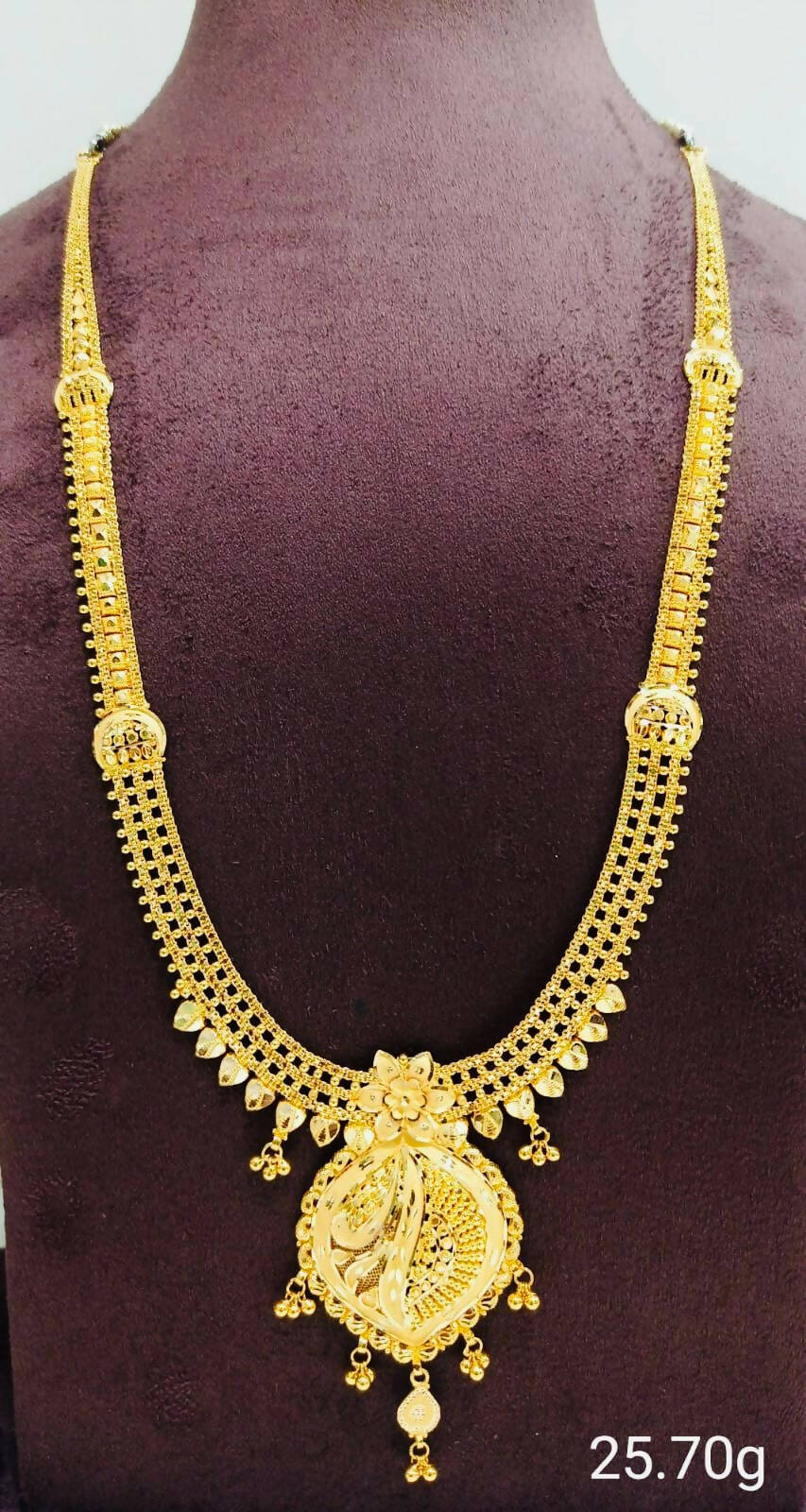 Gold Necklace Sarafa Bazar India