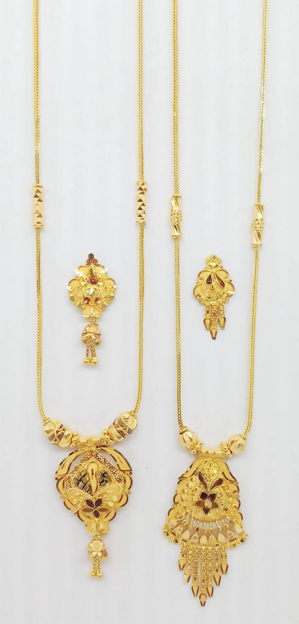 Gold Chain Set Kanthi