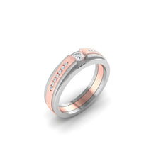 Diamond Studded Couple Bands