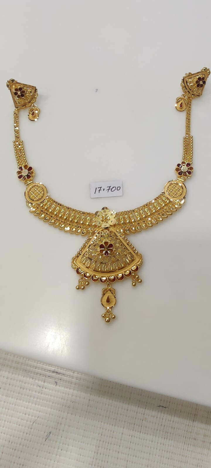 Gold Necklace Sarafa Bazar India