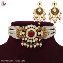 Kundan Antique Chick Set Sarafa Bazar India