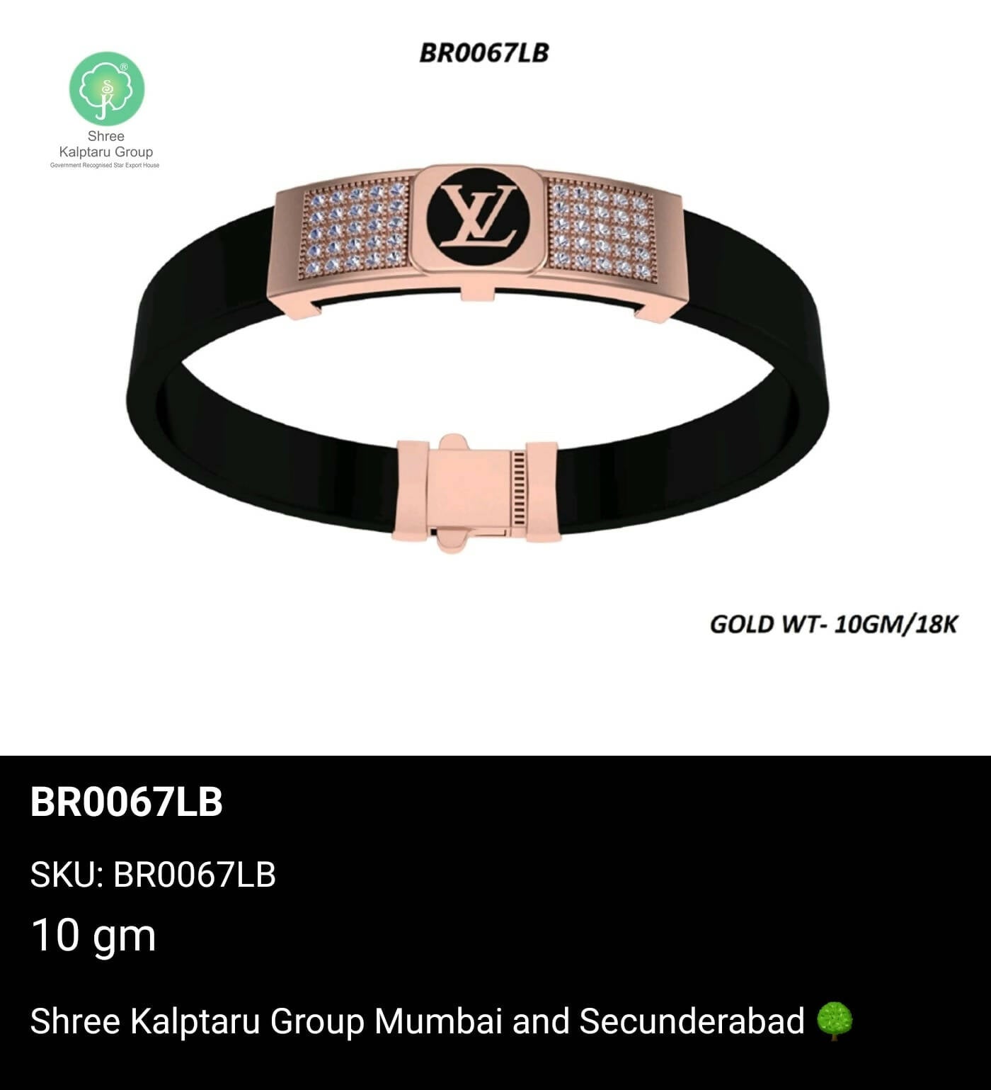 Louis Vuitton Bracelet - Buy Lv Designer Bracelet - Dilli Bazar