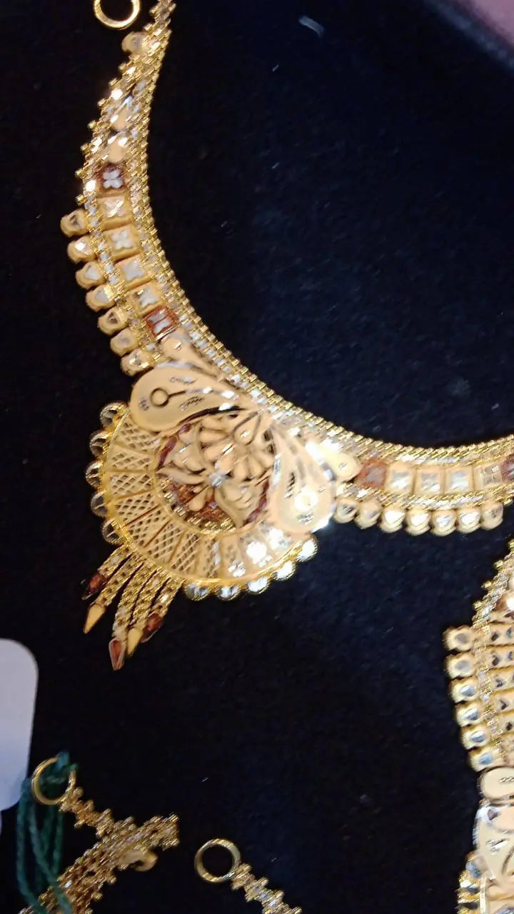 Gold Necklace Sarafa Bazar India