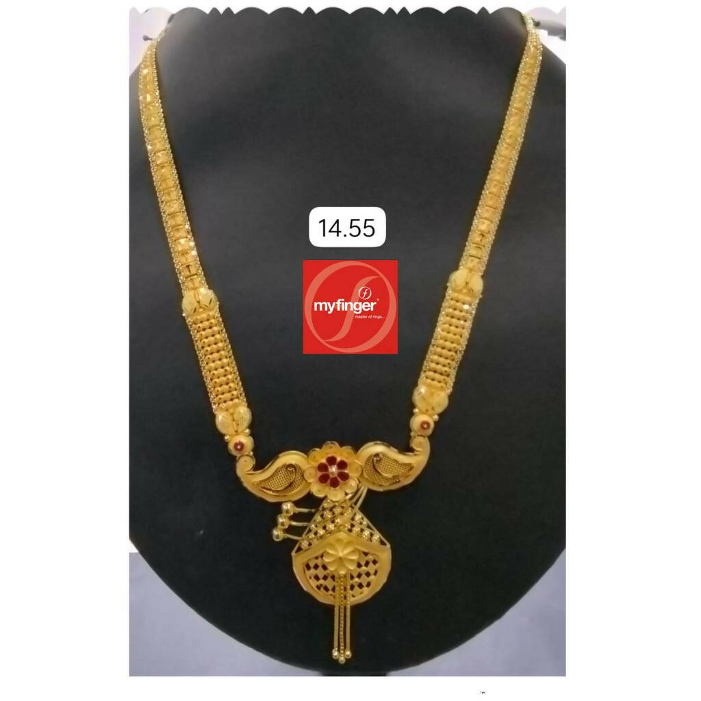 Gold Long Set Sarafa Bazar India