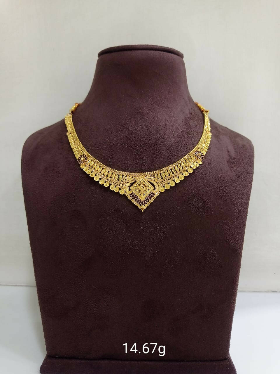 Gold Necklace Sarafa Bazar India