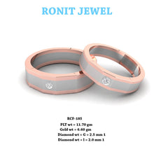 Diamond Studded Couple Bands
