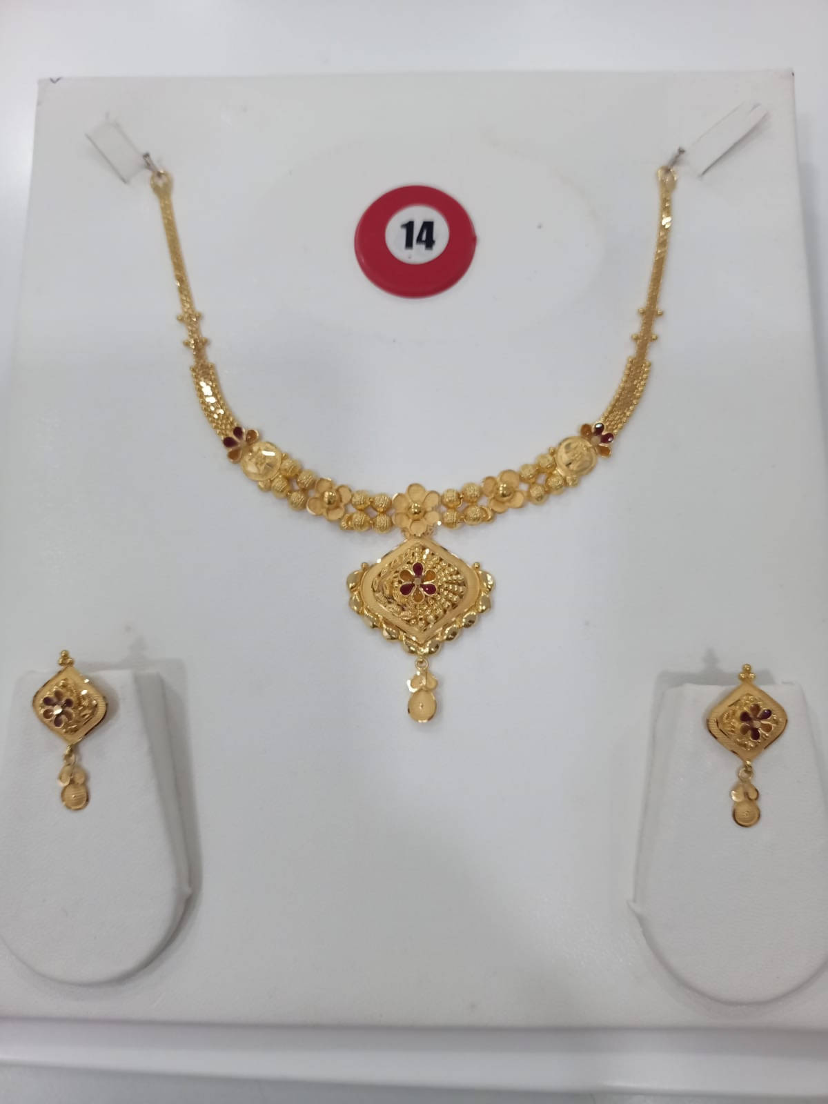 Gold Necklace Sarafa Bazar India