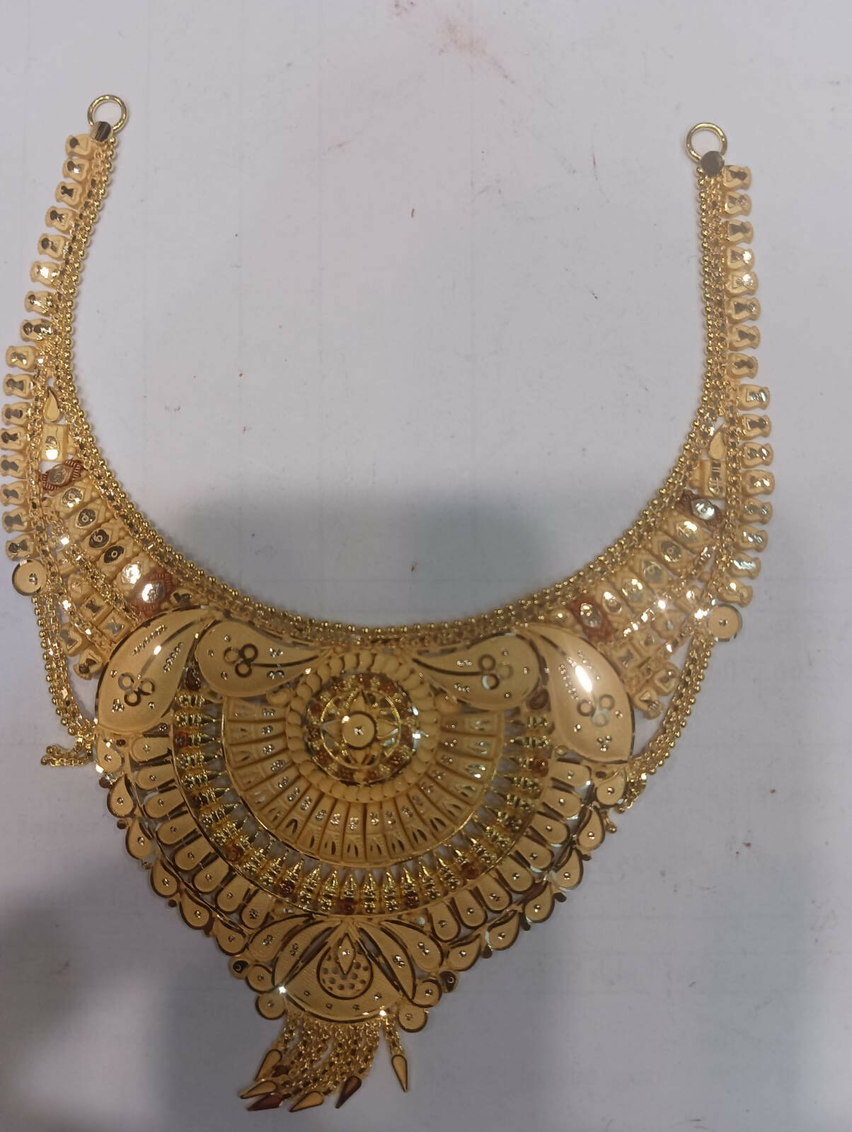 Gold Necklace Sarafa Bazar India