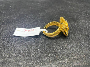 Flower Plain Casting Ladies Ring Sarafa Bazar