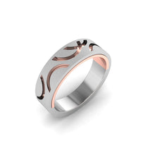 Platinum Gold Couple Bands